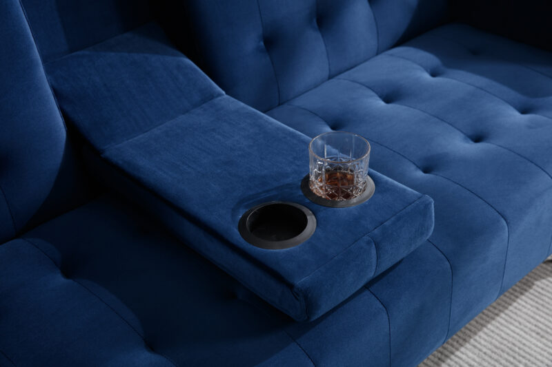 Sofa lova "Movie" Pilka, Tamsiai mėlyna, Tamsiai žalia