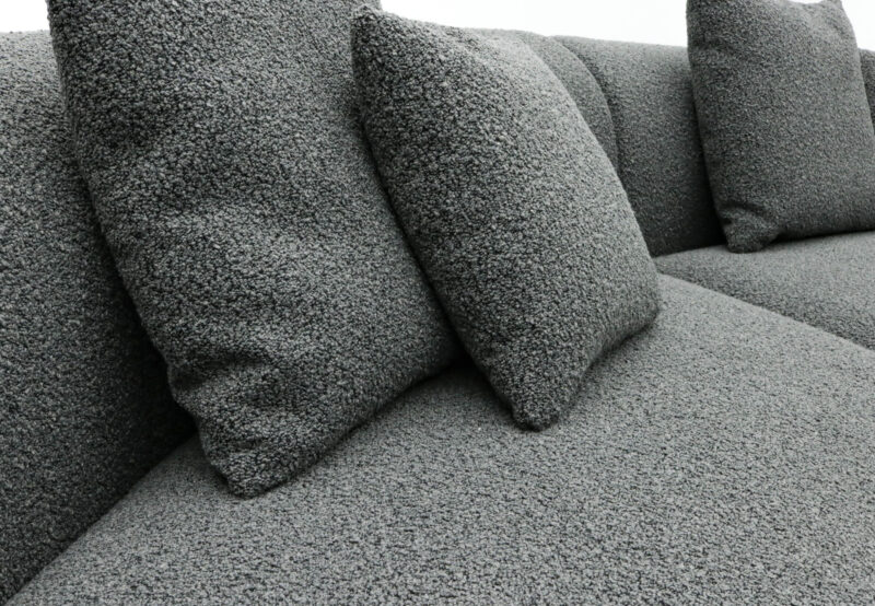 "Boucle" lenkta didelė sofa